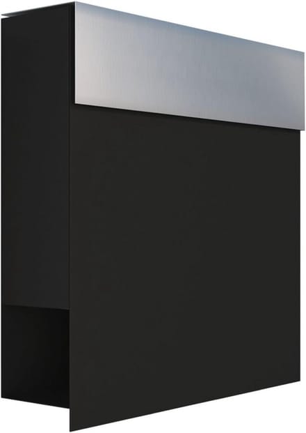 Design muurbrievenbus met krantenvak - Modern en Tijdloos