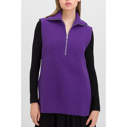 IVY OAK Katleen Pullunder/slipover Ultra Violet Maat: 34 | Mouwloze Tops Outlet | Dames | Paars