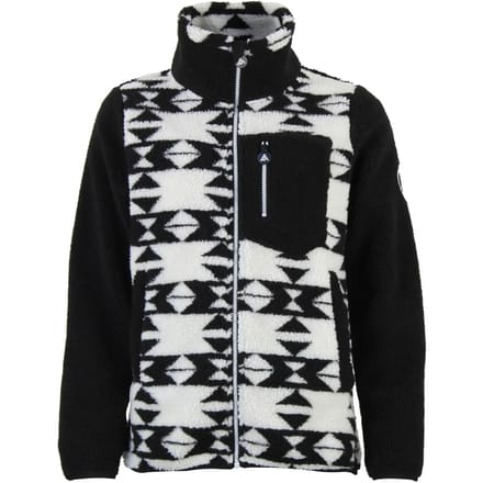 Dames fleece met rits en borstzak Peak Mountain Sherpa 350G