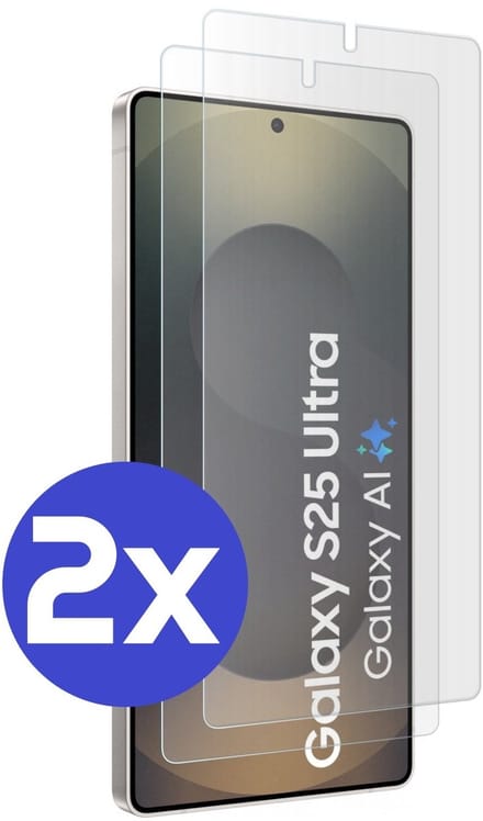 Premium Screenprotector Geschikt Voor Samsung S25 ULTRA - Gehard Glas - 2 Stuks