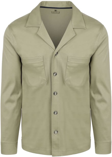 Desoto Overshirt Jersey Groen - Maat L - Heren