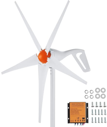 Cellista Windturbine 12V 800W - Windgenerator - Windenergie Generator - MPPT Controller - 3 Bladen Turbine