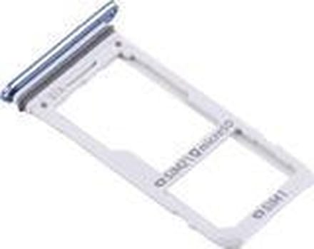Simkaart houder geschikt voor Samsung Galaxy Note 8 N950f - Simcard / Micro Sd Card Holder - Blauw