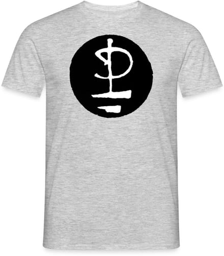 Pink Floyd Logo Zwart Wit T-Shirt Heren