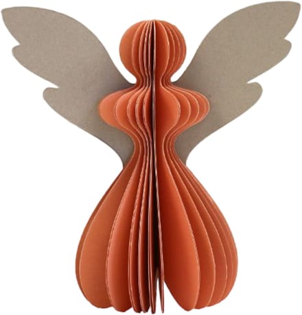 Imbarro - Decoratieve engel 'Gabriela' (Set van 2) - M - Pink