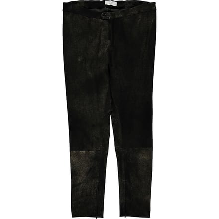 DNA Amsterdam Smith Metallic Metexplo Maat: 42 | Leren broeken Outlet | Dames | Zwart