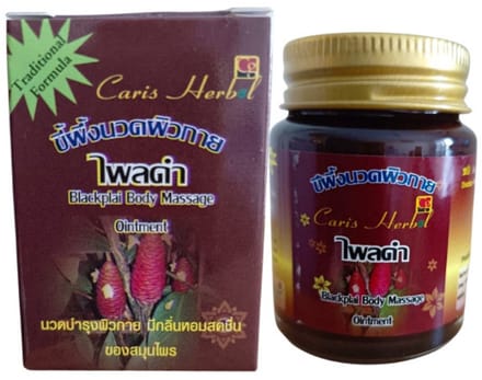 Caris Herbal Black Plai Massagebalsem – 30 g – Origenele Thaise Balsem