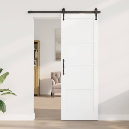 vidaXL - Interne - Deur - 73,5 - x - 211 - cm - Multiplex - Wit