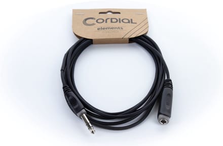 Cordial EM 3 VK Patchkabel stereo 3 m - Stereo patch kabel