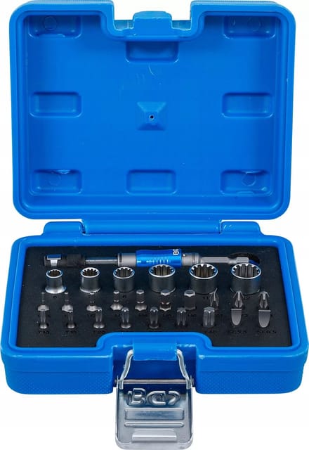 BGS 1/4" Dopslag- en Bitset, 26 Delig, Compacte Koffer