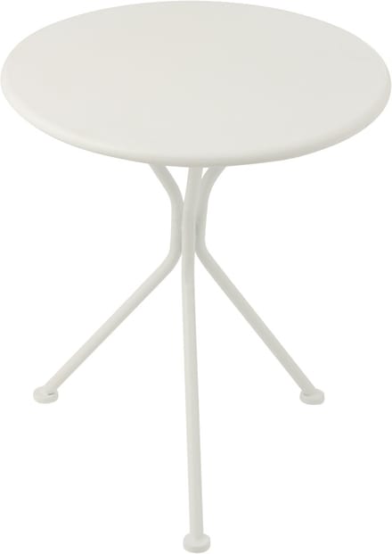 J-Line tafel Tripod Rond - metaal - wit - small