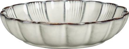 Mica Decorations Corfu Schaal - H5 x Ø18,5 cm - Keramiek - Grijs