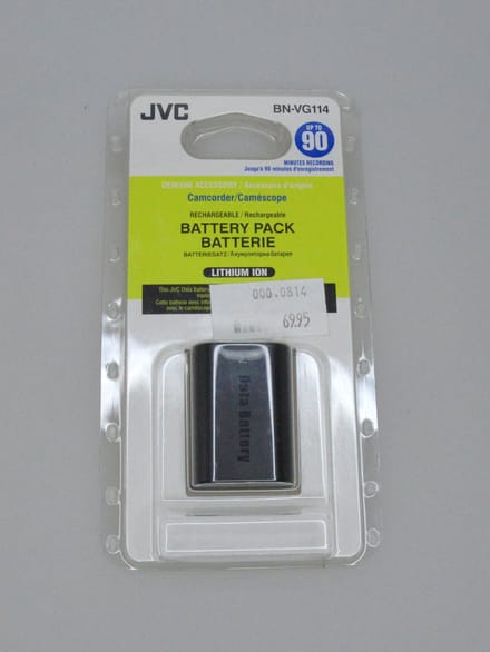 JVC BN-VG114 Lithium-Ion (Li-Ion) 1400mAh 3.6V oplaadbare batterij/accu