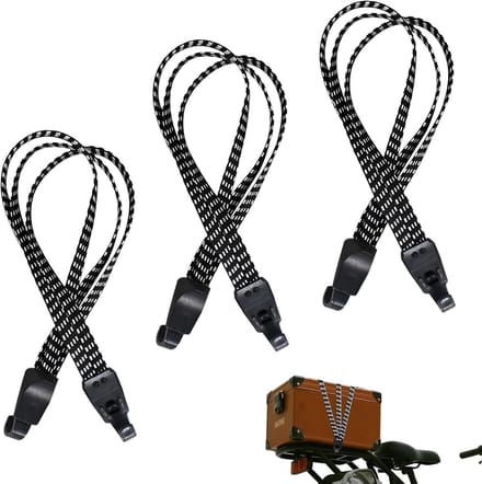 3 stuks verstelbare spanbanden voor fiets en bagage