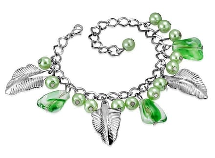 Montebello Armband Azia FBF066 - Gekleurde Glasbedels - 18cm
