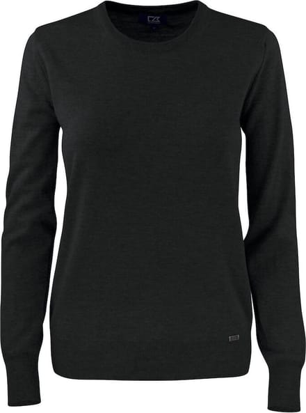Cutter & Buck Kennewick Crewneck Dames 355407 - Zwart - XL