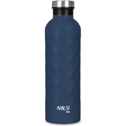 NILS CAMP NC3805 - Thermosfles - 750 ml - Blauw - Roestvrij staal