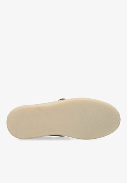Shabbies Amsterdam - Zenne Mocca Boatshoe Suède Cognac - Maat 38