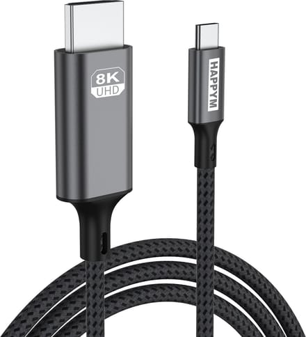 USB-C naar HDMI Kabel – 1 Meter – 8K 60Hz – Ultra HD 4K bij 120Hz