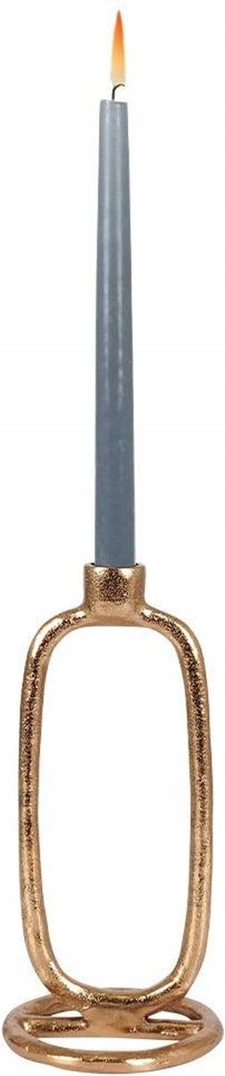 Kandelaar van metaal - 24 cm - Goud