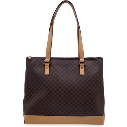 Celine Vintage Katoenen Tote Bag Macadam