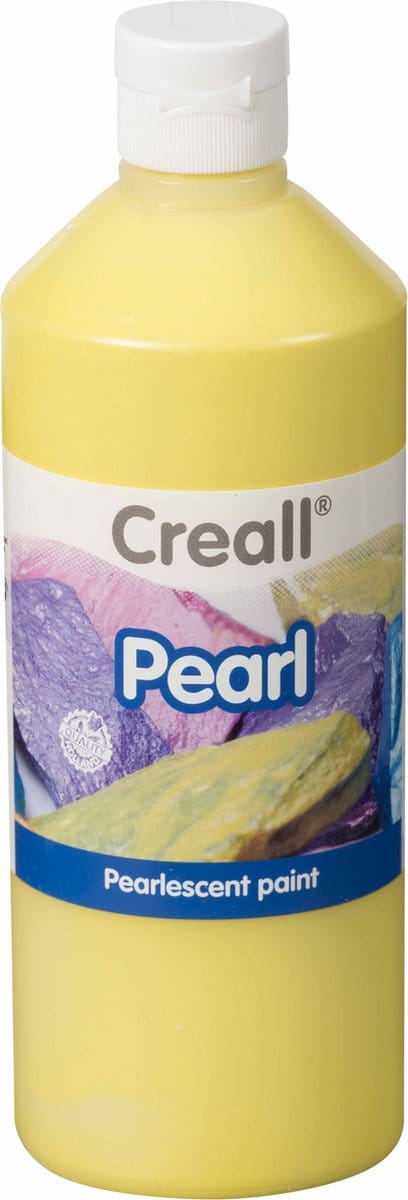 Parelmoerverf pearl Creall geel (01) - flacon à 500ml