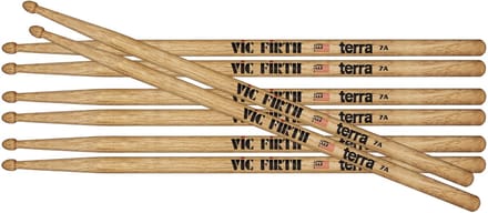 Vic-Firth Terra 7A Sticks Value Pack - Drumstick set