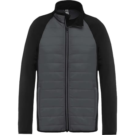 Outdoorsportjas met waterafstotende behandeling 'Proact' Grey/Black - M