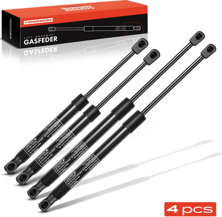 Frankberg 4x gasveer motorkap achterklep voor Audi A8 4E 2002-2010