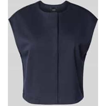 Wide fit gilet met ronde hals, model 'Umandy'