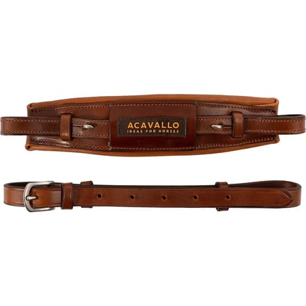 Leren hackamore voor paard Acavallo