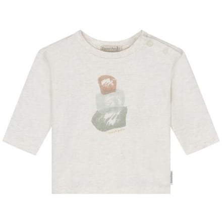 Sweet Petit baby shirt Soft Ecru Melange 68 heren