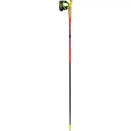 Leki | Ultratrail FX.One | Trailrunning Poles | Carbon | Bright Red / Violet / Neon Yellow | 130 -