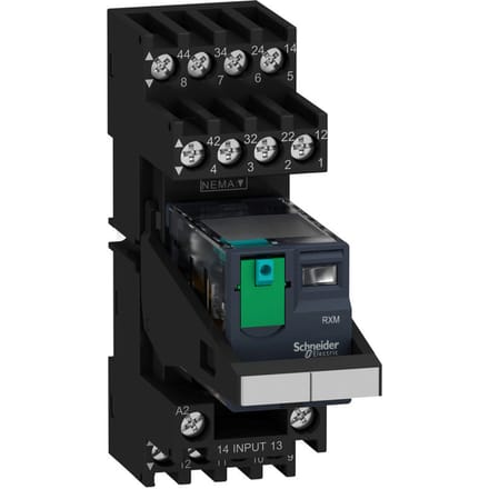Schneider Electric RXM4AB1BD 4CO Relaismodule 24VDC - RXM4AB1BDPVM