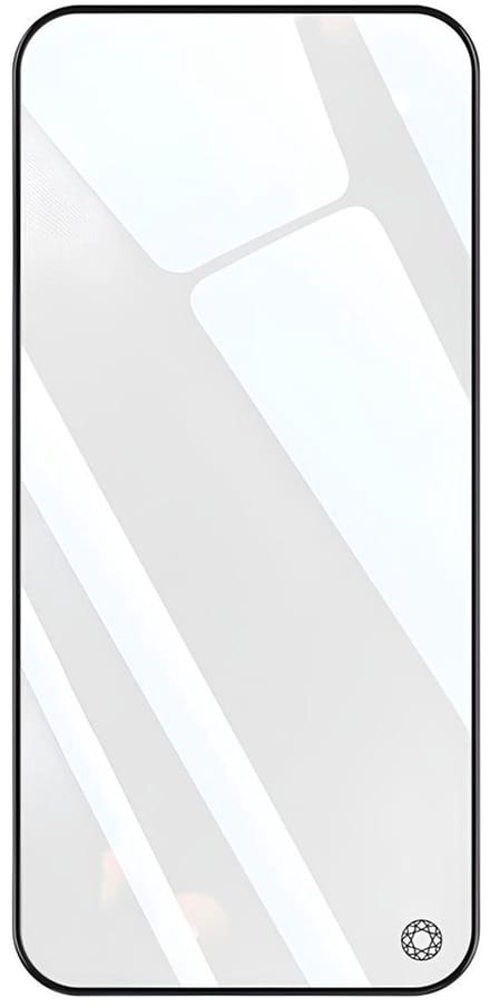 Force Case, Screenprotector geschikt voor iPhone 16 Pro Max - Organic Glass 2.5D, Transparant