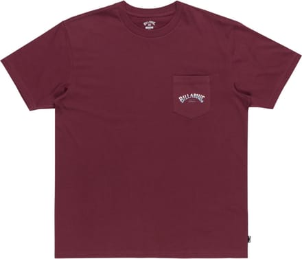Billabong Stacked Arch Tee, Mannen, Kastanjebruin, T-shirt, maat: S