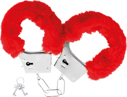 Darkness Bondage - Fluffy Handboeien - Rood