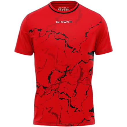 Sportshirt Givova Grafite Rood-zwart Rood - L