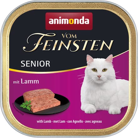 6x100g Senior met Lam animonda Vom Feinsten Kattenvoer