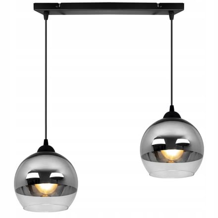 Hanglamp Bergen Glas Chroom/Transparant E27 - Stijlvolle Sfeerverlichting
