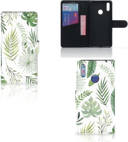 Huawei Y7 (2019) Hoesje Leaves