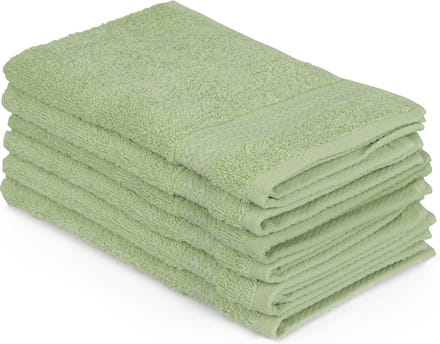 Asir - Washanddoekset - 6 Stuks - Groene Katoen 30 x 50 cm