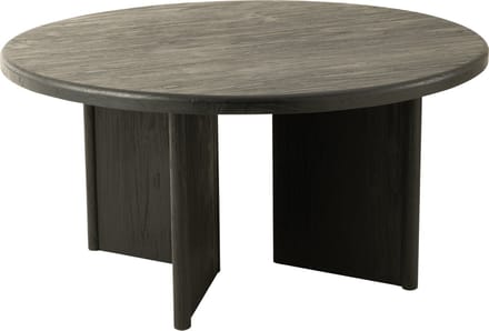 J-Line tafel Rond - hout - zwart