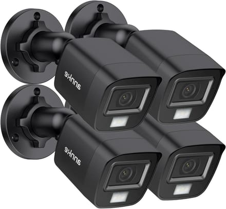 Bewakingscamera Set - CCTV Camera's - Huis Beveiligen - Dubbele Verlichting - 1080p HD - Wit