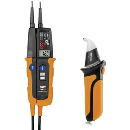 HT Instruments HT10 KIT Tweepolige spanningstester CAT III 1000 V, CAT IV 600 V Staafdiagram, LED, Optisch, Akoestisch