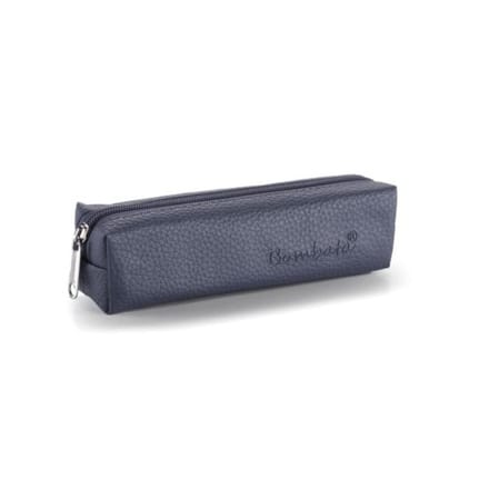 Bombata Etui Classic 19 X 5 Cm Kunstleer Donkergrijs