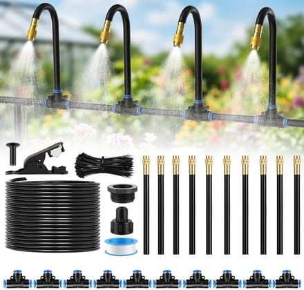 Efficiënt 10 meter tuin irrigatiesysteem voor optimale bewatering, tuinonderhoud en waterbesparing