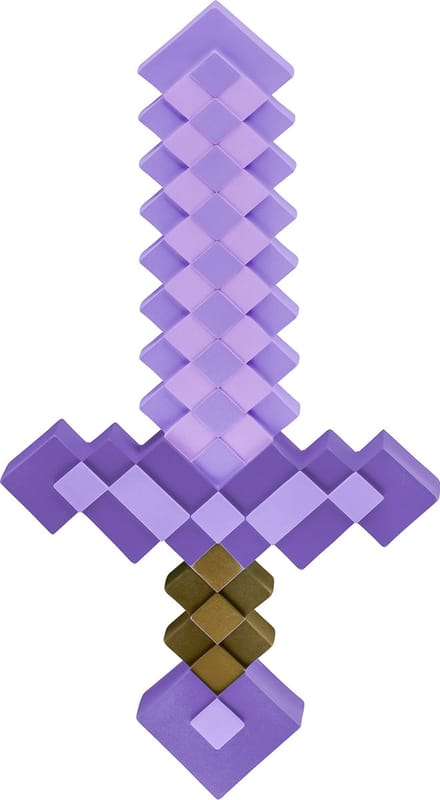 Plastic replica Disguise Minecraft Enchanted Sword