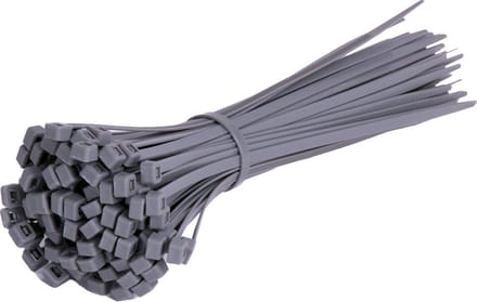 TD47 Kabelbinders 4.8 x 200 mm Grijs - Tie wraps - Tyraps