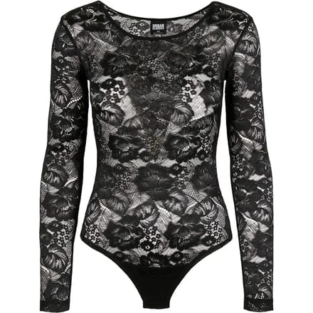Damesbodysuit met lange mouwen in kant Urban Classics (GT)